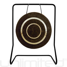 Load image into Gallery viewer, 26" to 28" Gongs on the UFIP Molto Bella Gong Stand
